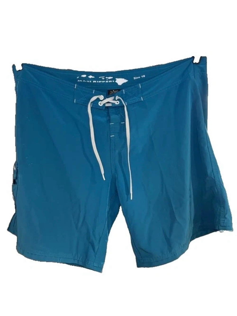 Maui Rippers Women's Teal Board shorts with Lace Tie Waist size 18